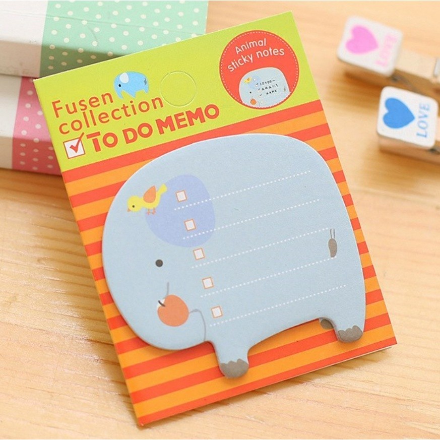 20/30pcs Cartoon Animals Cute Sticky Notes Note Paper Creative Bookmark Self-Adhesive Note Paper School 可爱便签本子(2378L) - Image 14