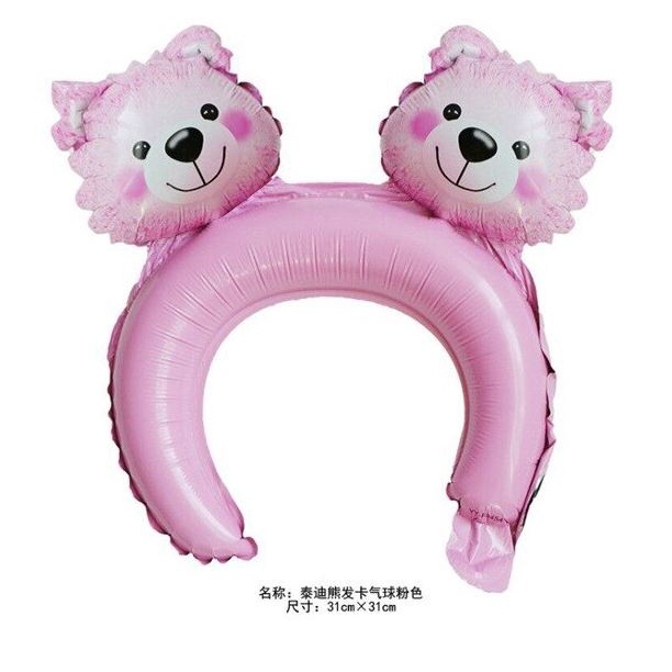 5pcs Cute Animal Foil Headband Balloon for Wedding Favors Children Birthday Party Decoration(427L) - Image 5
