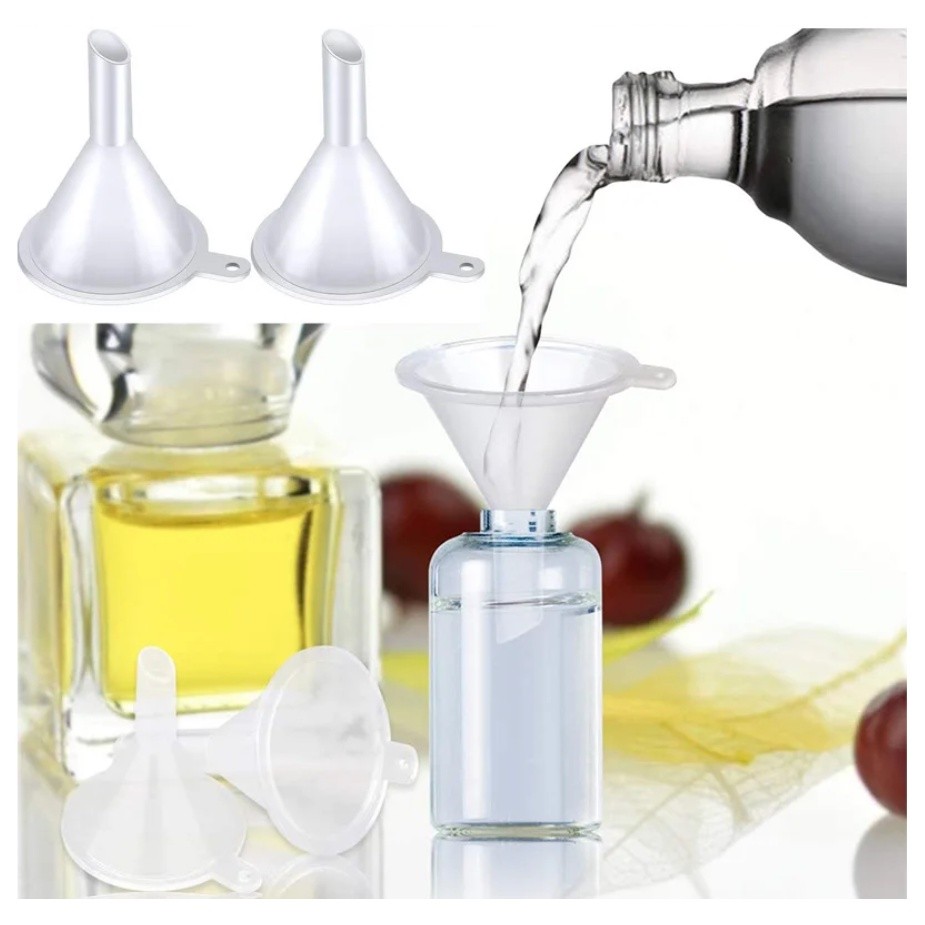 1pc Mini Transparent Plastic Funnel Hopper Kitchen Cooking Accessories Gadgets Perfume Emulsion Packing (2762L) - Image 2