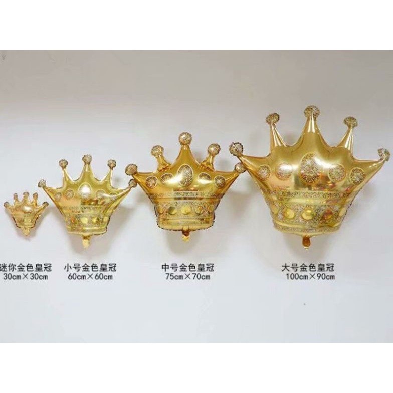 1pcs Gold Crown Aluminum Balloon Air Cheers Beer Mug Crown Foil Air Balloons(305L)