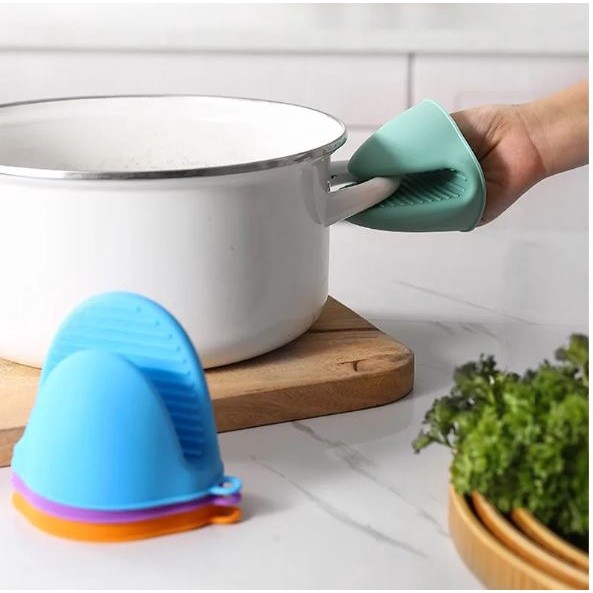 1pc Oven Mitts Silicone Anti-scald Pot Holder Potholders Microwave Oven Gloves for Baking Kitchen Tools (2755L) - Image 2