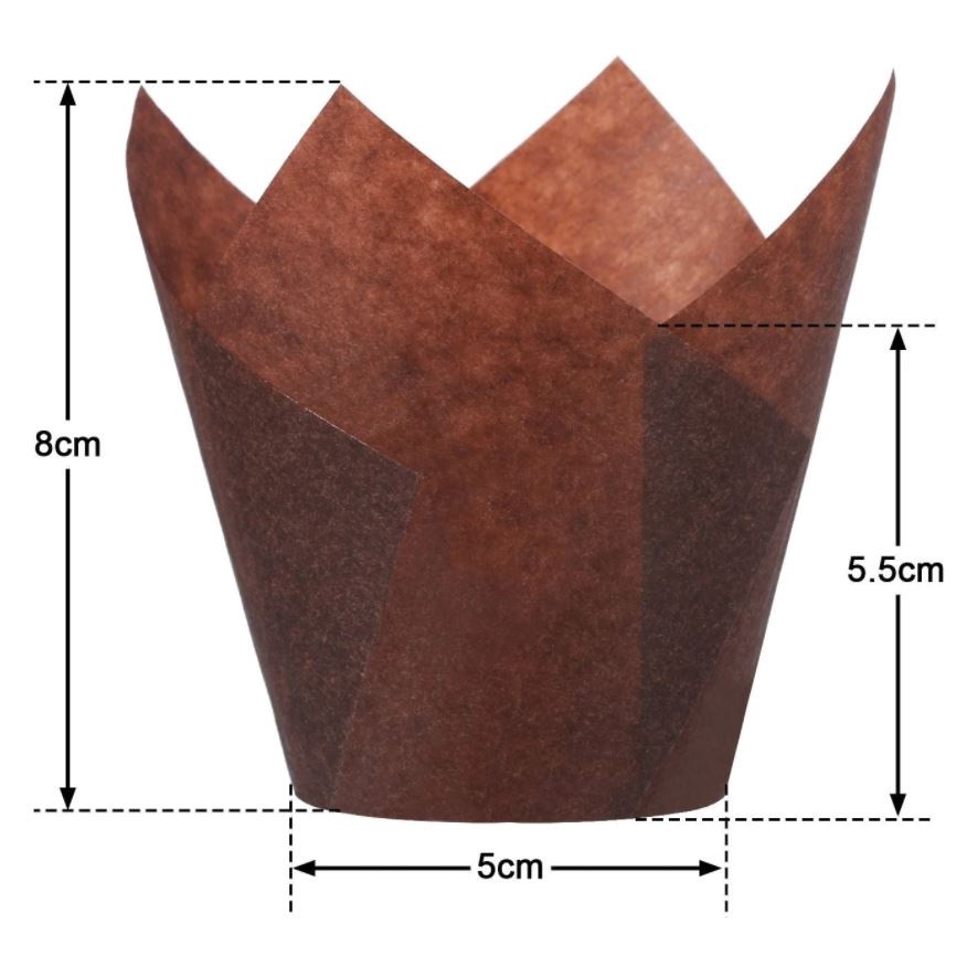 10Pcs/Lot Tulip Cupcake Baking Cups Muffin Baking Liners Holders Rustic Cupcake Wrapper Molde Cupcake Paper Cups(1477L) - Image 5