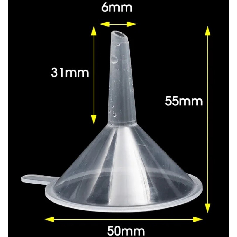 1pc Mini Transparent Plastic Funnel Hopper Kitchen Cooking Accessories Gadgets Perfume Emulsion Packing (2762L) - Image 7