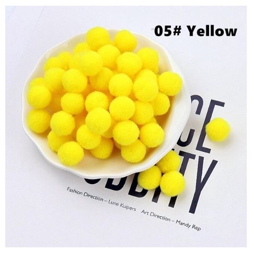 25mm (12pcs/pack) DIY Fluffy Soft Pompom Plush Pom Poms Ball Macaron Pompones Handmade Sewing Craft Kids Toy (2135L) - Image 19