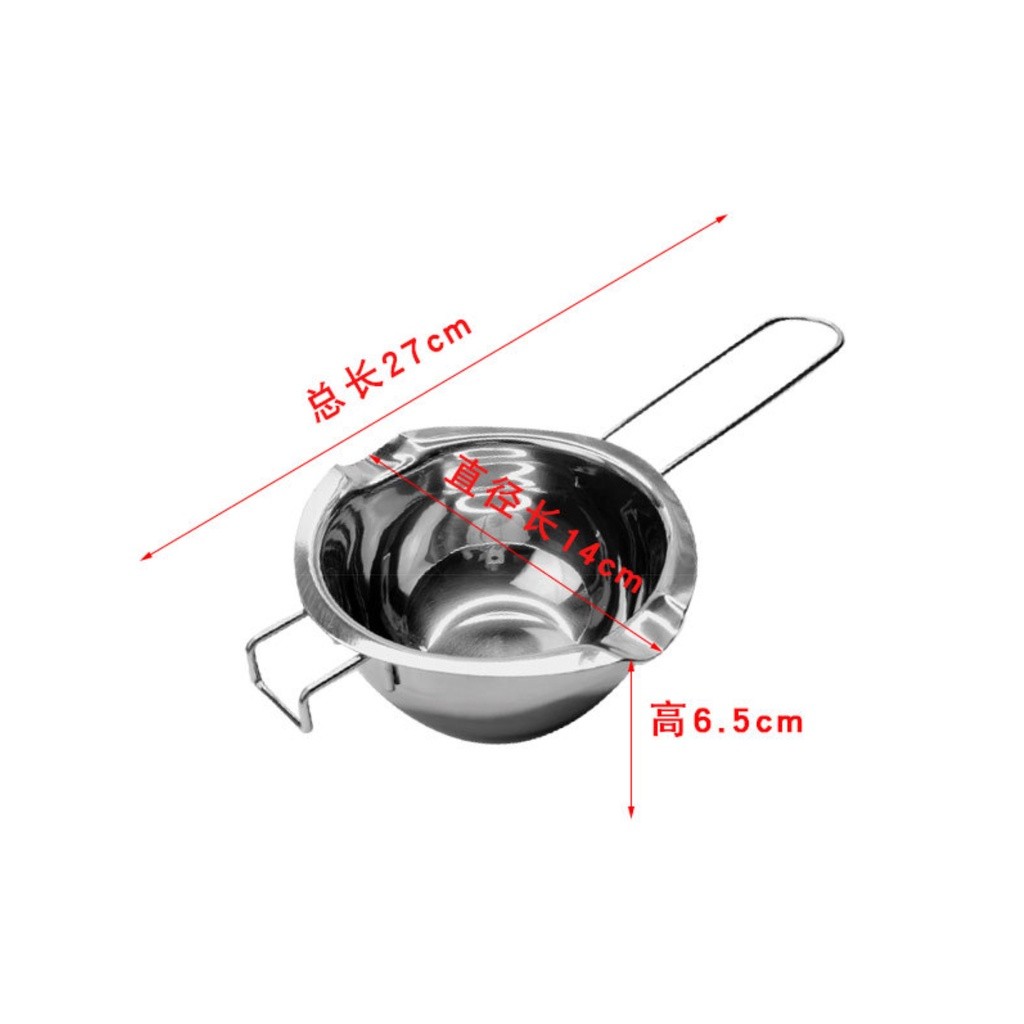 Wax Melting Pot Candle Soap Chocolate Butter Handmade Soap Tool Supplies for Durable Washable Reusable不锈钢隔水融化碗(2717L) - Image 7