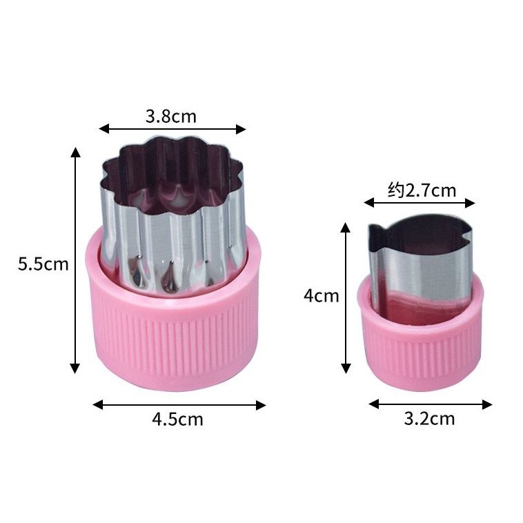 12pcs/set Stainless Steel Cookie Cutters Sandwiches Fruit Cutter Shapes Vegetable Fondant Cake Mould Kitchen Acc(2356L) - Image 6