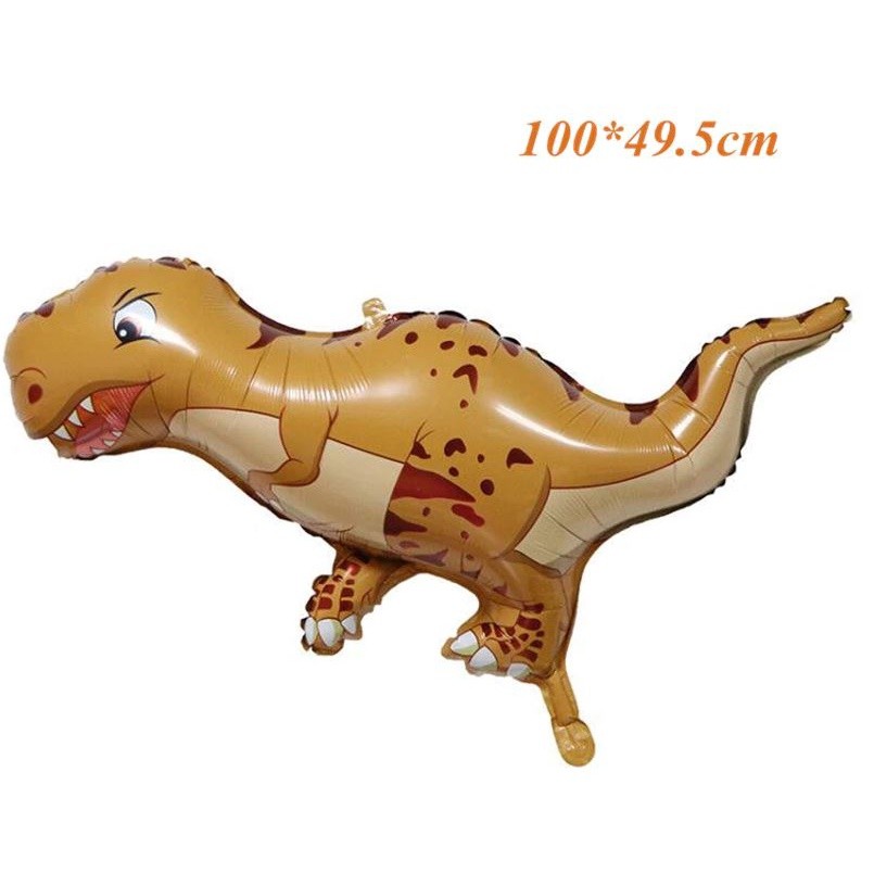 Giant Green Dinosaur Foil Balloon Happy Birthday Paper Banner For Jurassic Dino World Decorations Jungle(1202L) - Image 8