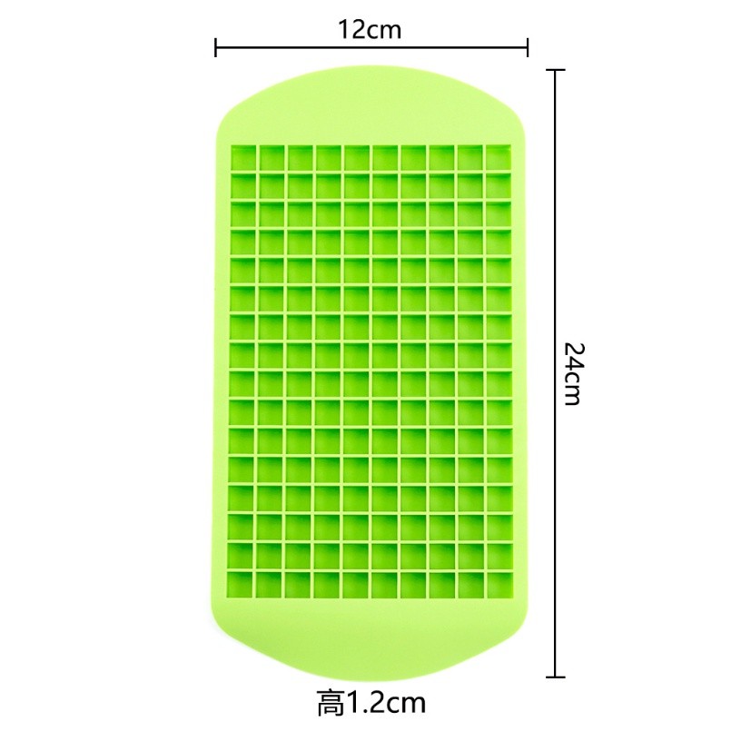 160 Grid Mini Square Ice Maker Mold Ice Cube Silicone Mold Silicone Ice Cube Maker Foldable Ice Cube Tray Kitchen(2748L) - Image 16