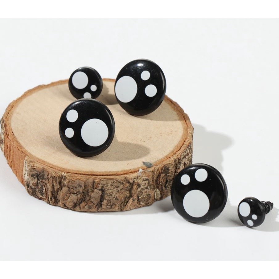 20Pcs 15~16mm Plush Animal Doll Eyes Noses Cartoon Safety Eyes For Crochet Teddy Bear Puppet Dolls Toys(1508L) - Image 3