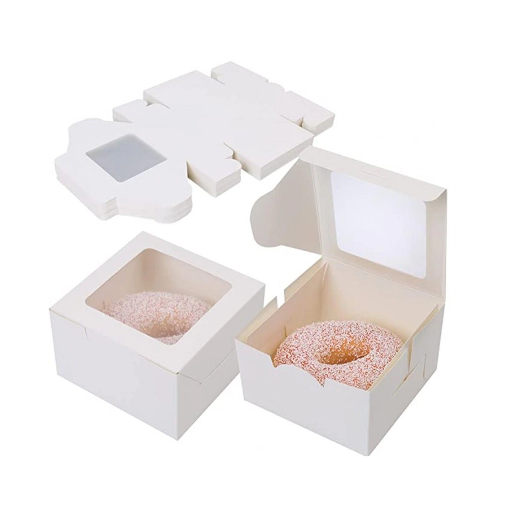 1pc Cookie Boxes, Bakery Boxes, Brown Kraft Cake Boxes with Window, for Pies, Donuts,Pastry, Baking Tools蛋糕盒(2290L) - Image 7