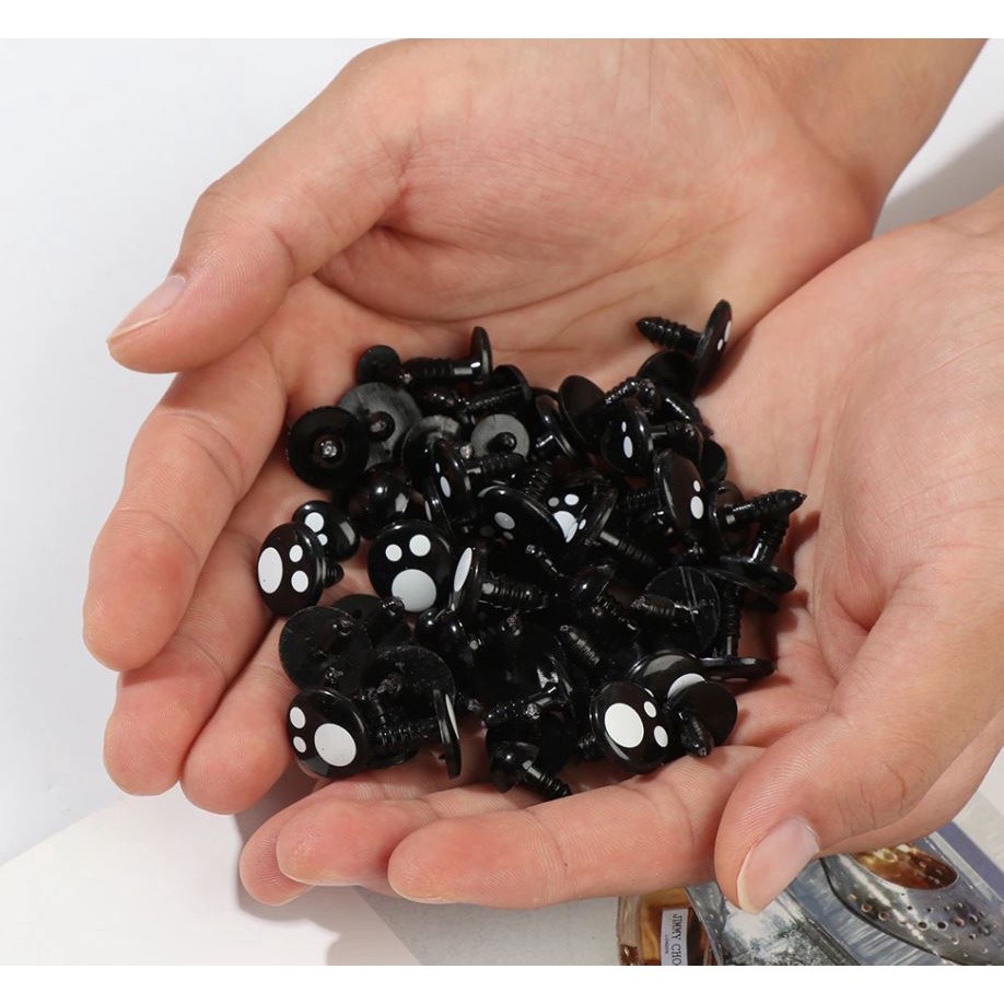 20Pcs 15~16mm Plush Animal Doll Eyes Noses Cartoon Safety Eyes For Crochet Teddy Bear Puppet Dolls Toys(1508L) - Image 6