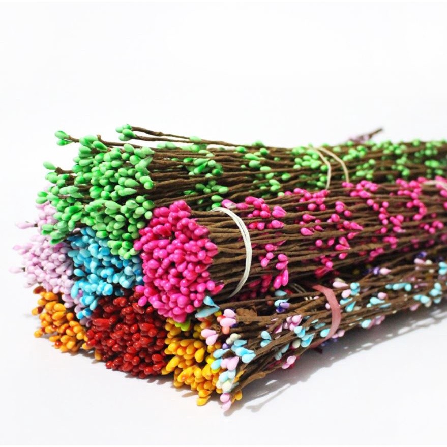 1pc 40cm Rattan Artificial Flower Wreath Small Berry Seed Berry Garland for DIY Banquet Wedding Party(857L) - Image 2