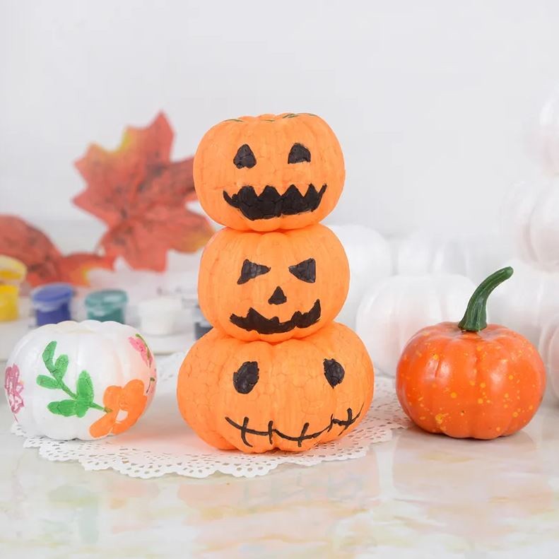 1pc Halloween Artificial Vegetables/Fruits polystyrene foam Kitchen Props Fake Food Christmas 保利龙水果/蔬菜水果白胚(2482L)
