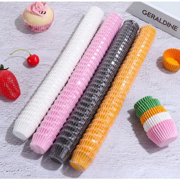 500PCS Cake Paper Cups Chocolate Paper Liners Cupcake Wrappers Muffin Cases Baking Cup Cake Liner Pastry Tools(2754L) - Image 5