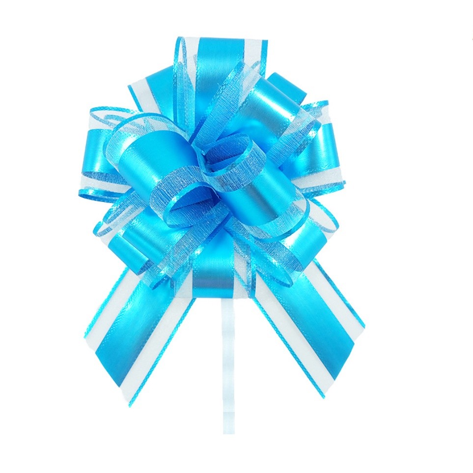 1pc 50# Flower Car Gifts Wedding Pull Bow Ribbons Wrap Packing Valentines Day Birthday 大号哑光金属色球花(2745L) - Image 14