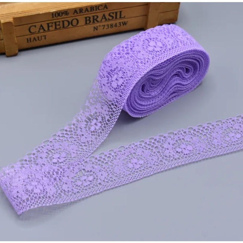 1yard 3.7cm high quality White lace ribbon/width 37mm, diy clothing, dress, jewelry and other accessories 镂空蕾丝花边 (475L) - Image 14