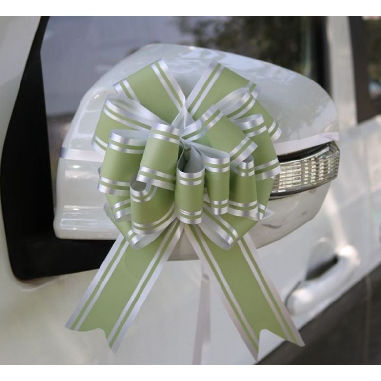 1pcs gift Bows packaging garland Pull flowers ribbon Wrap Festival Wedding Car Birthday Party Decor(710L) - Image 2