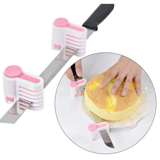 2pcs/set of Baking Tools Baking Accessories Cake Tool Cake Slicer Bread Cake Slice Toast Slice Layering Auxiliary(2350L) - Image 2