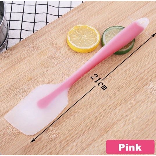 1PCS Silicone Scraper Cream Scraper Cake Scraper Baking Tool Semi Transparent Handle High Temperature Resistant (2440L) - Image 11