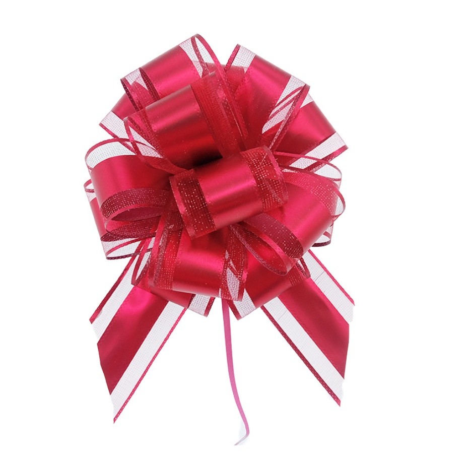 1pc 50# Flower Car Gifts Wedding Pull Bow Ribbons Wrap Packing Valentines Day Birthday 大号哑光金属色球花(2745L) - Image 12