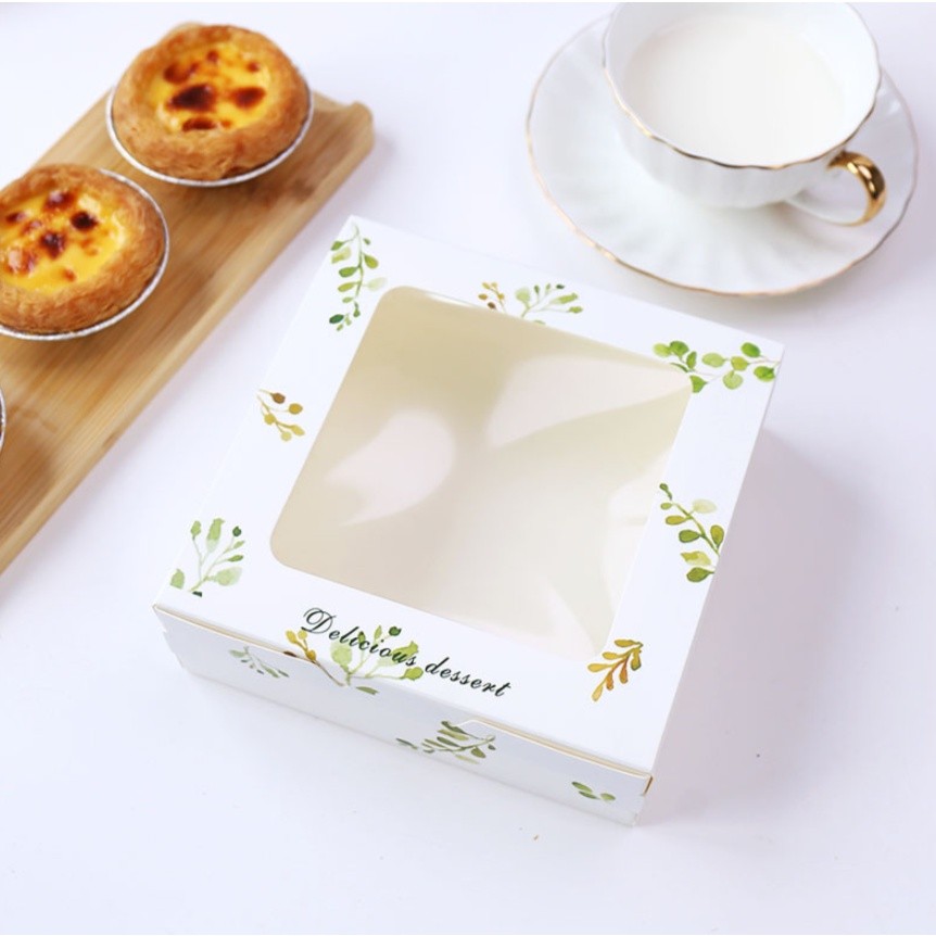 1pc 4inch Cake Boxes with Window, Brownie Boxes, Cardboard Food Boxes for Cupcakes Pastries Donuts by Gbateri蛋糕盒子(2401L) - Image 12