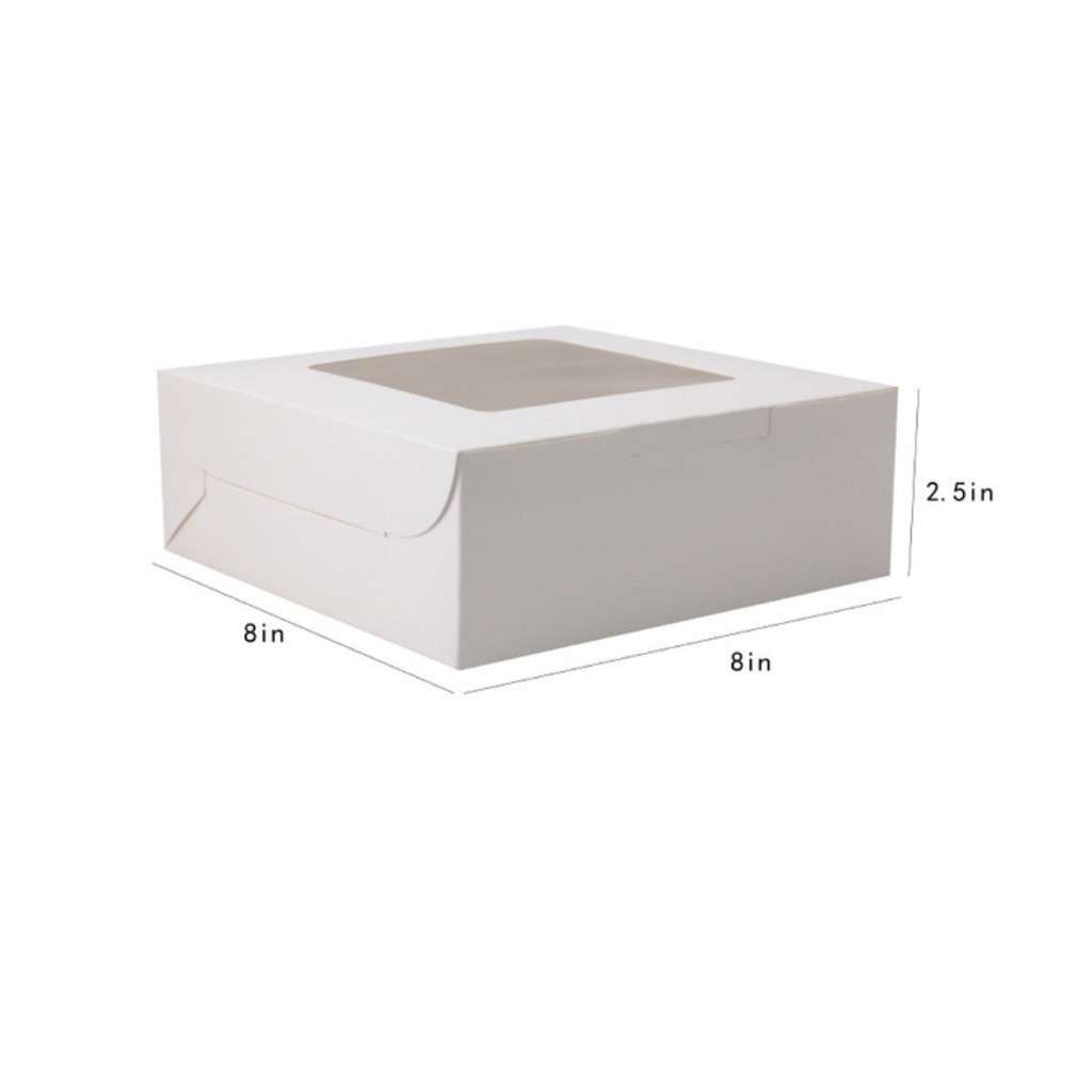 1pc Cookie Boxes, Bakery Boxes, Brown Kraft Cake Boxes with Window, for Pies, Donuts,Pastry, Baking Tools蛋糕盒(2290L) - Image 11