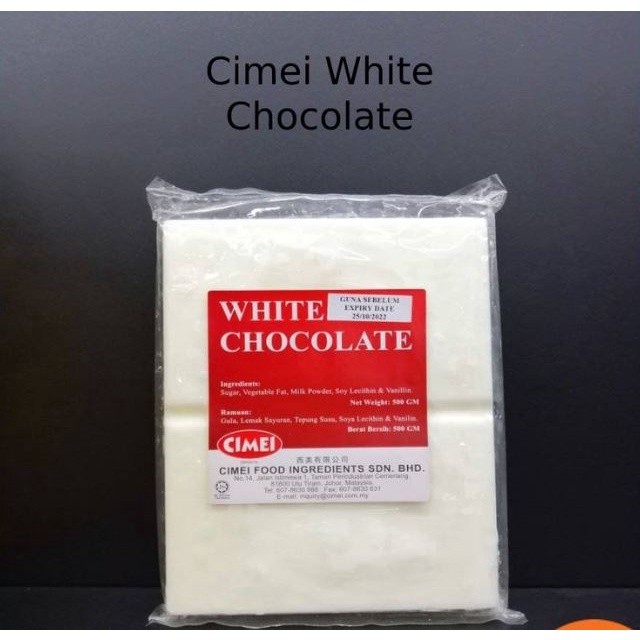 500g/2.5kg Black/White Chocolate Cimei (2501L) - Image 4