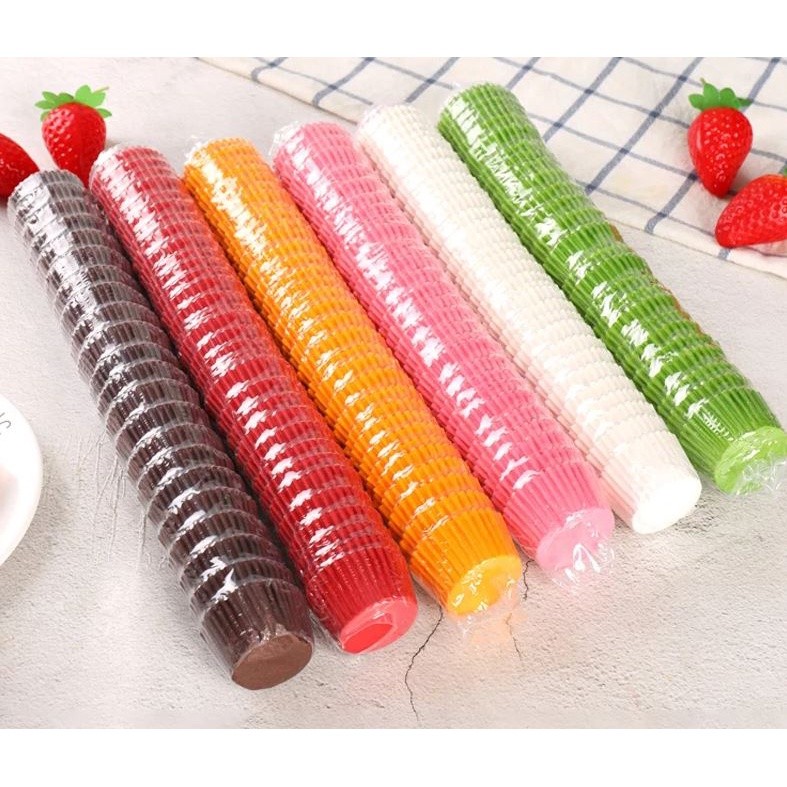 500PCS Cake Paper Cups Chocolate Paper Liners Cupcake Wrappers Muffin Cases Baking Cup Cake Liner Pastry Tools(2754L) - Image 3