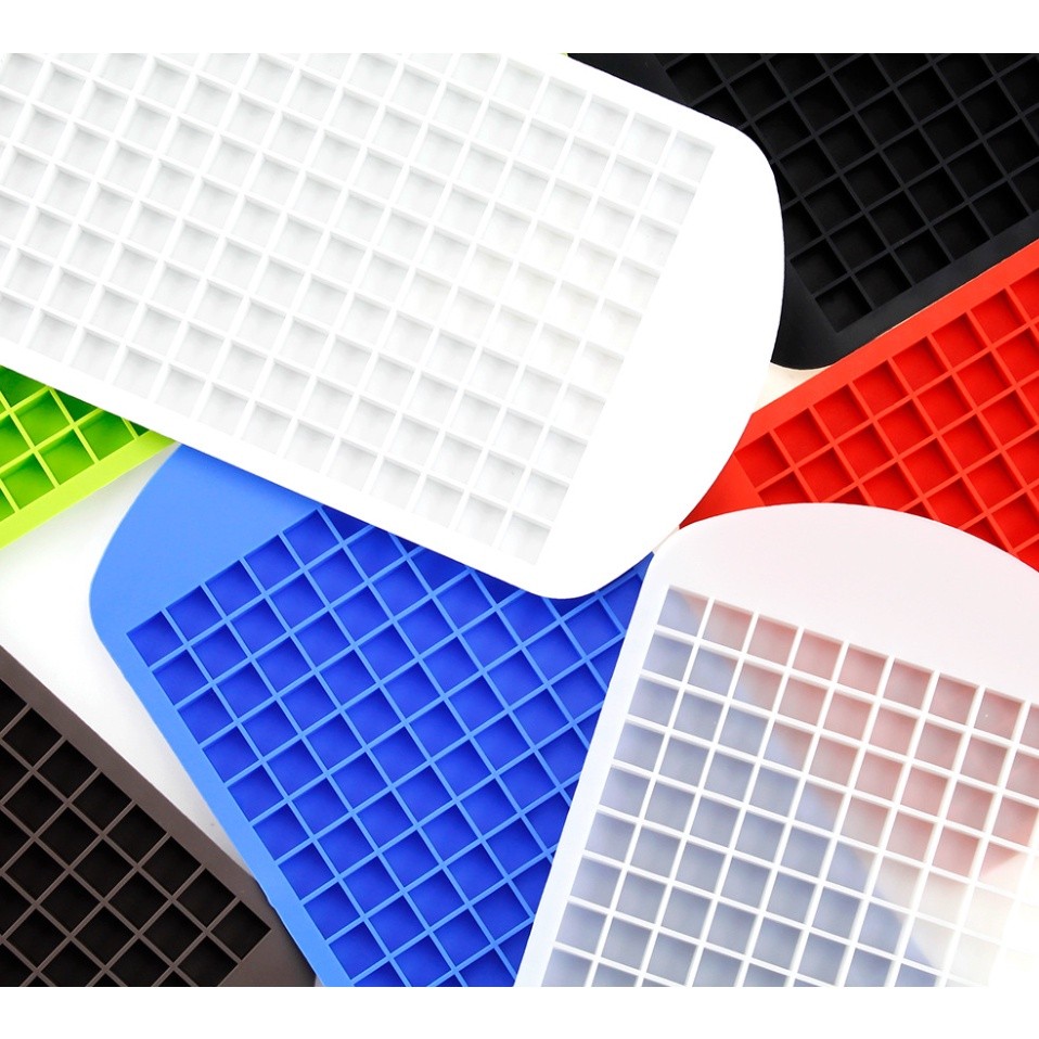 160 Grid Mini Square Ice Maker Mold Ice Cube Silicone Mold Silicone Ice Cube Maker Foldable Ice Cube Tray Kitchen(2748L) - Image 10