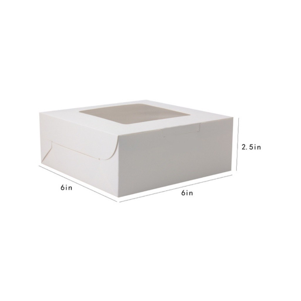 1pc Cookie Boxes, Bakery Boxes, Brown Kraft Cake Boxes with Window, for Pies, Donuts,Pastry, Baking Tools蛋糕盒(2290L) - Image 19