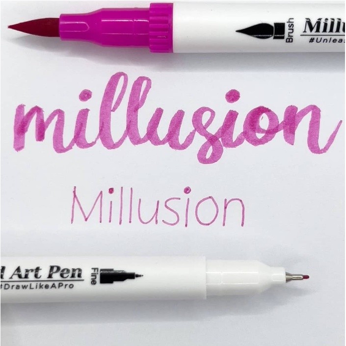 Millusion Edible Food Art Pen Cake Marker- Dual Nibs Edible Pen Cake Writing Halal Certified 烘焙食用色素笔(2614L) - Image 13