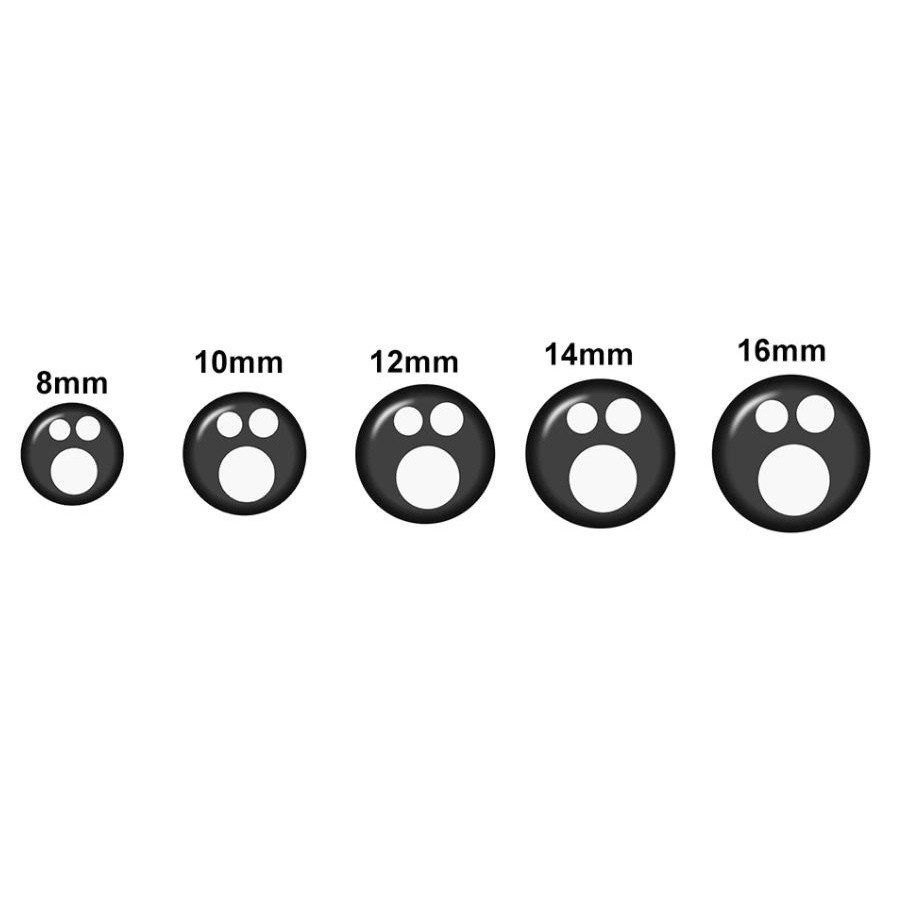 20Pcs 15~16mm Plush Animal Doll Eyes Noses Cartoon Safety Eyes For Crochet Teddy Bear Puppet Dolls Toys(1508L) - Image 5