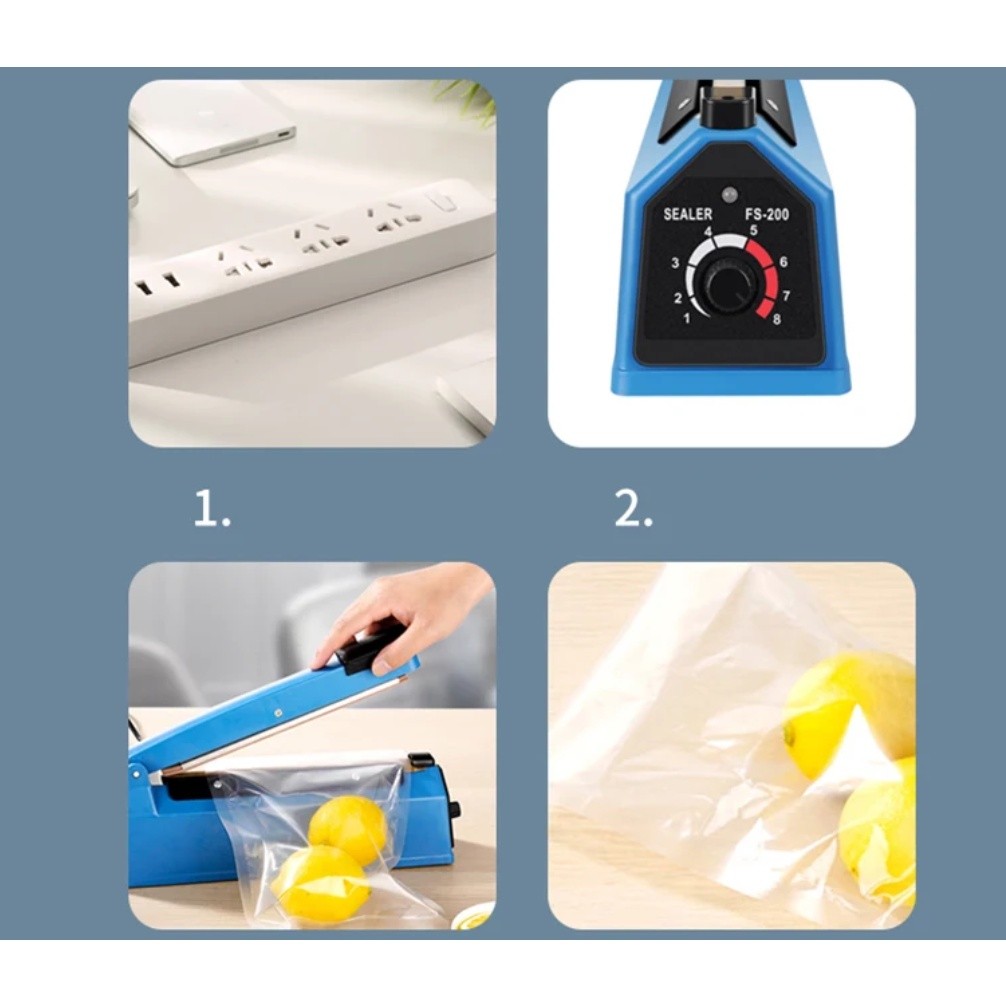 Portable Sealing Machine Manual Household Heat Sealing Machine Heat Shrink Film Cutting Machine手压式封口机(2725L) - Image 5