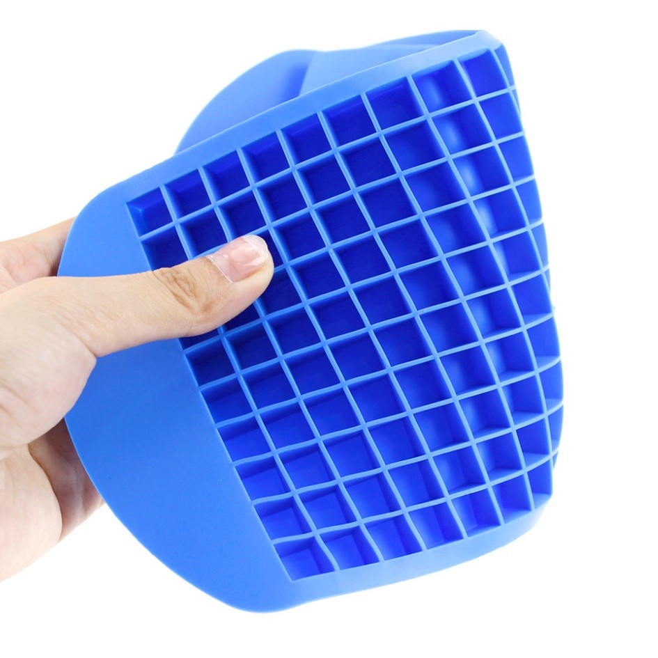 160 Grid Mini Square Ice Maker Mold Ice Cube Silicone Mold Silicone Ice Cube Maker Foldable Ice Cube Tray Kitchen(2748L) - Image 8