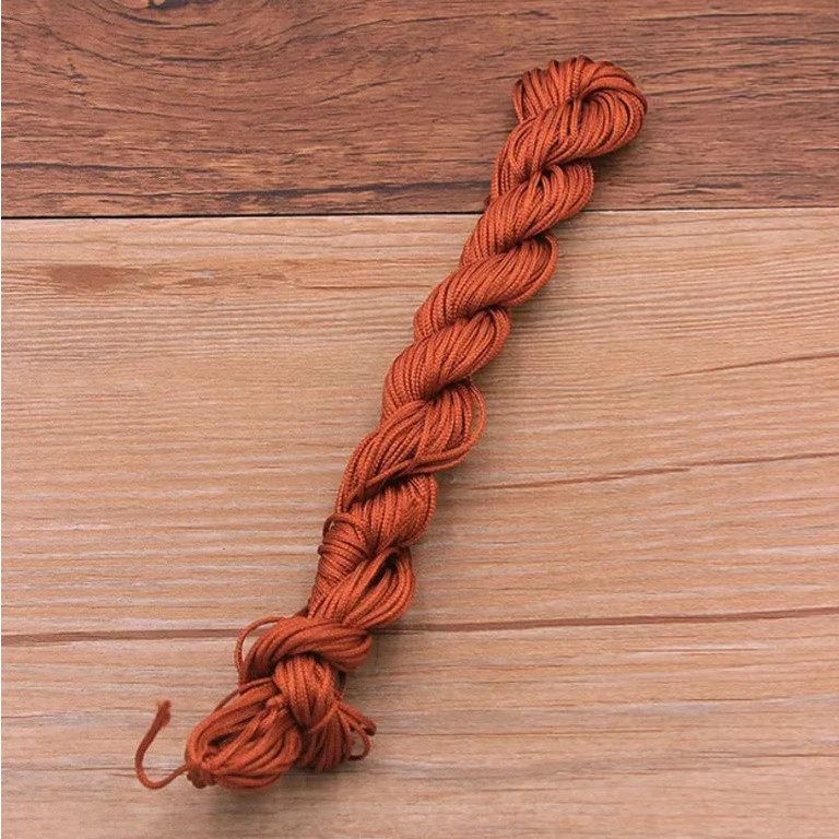13meters Nylon Cord Thread Chinese Knot Macrame Rattail For DIY Jewelry Necklace Bracelet Home Textile 中国结流苏线(2486L) - Image 13