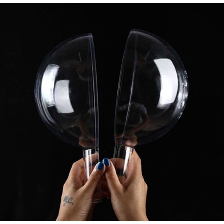 1pcs 20cm Acrylic Bobo Ball Headband Floral Flower Bouquet Packaging Box Transparent Flower Box Wrapping Gift Box(1425L) - Image 8