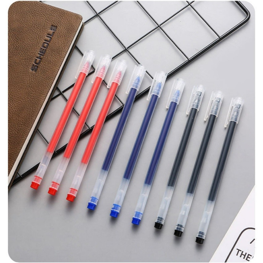 1pc 0.5mm Black Red Blue Gel Pens for Writing Office Accessories Stationery School Supplies Exam Signature 中性笔(2369L) - Image 6