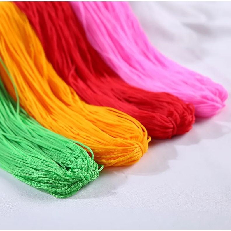 13meters Nylon Cord Thread Chinese Knot Macrame Rattail For DIY Jewelry Necklace Bracelet Home Textile 中国结流苏线(2486L) - Image 2