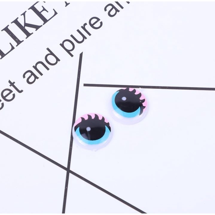 10Pcs 12mm Plastic Cartoon Eyes DIY Cute Safety Eyeball For Animal Bear Dolls Puppet Crafts Supplies(1506L) - Image 3