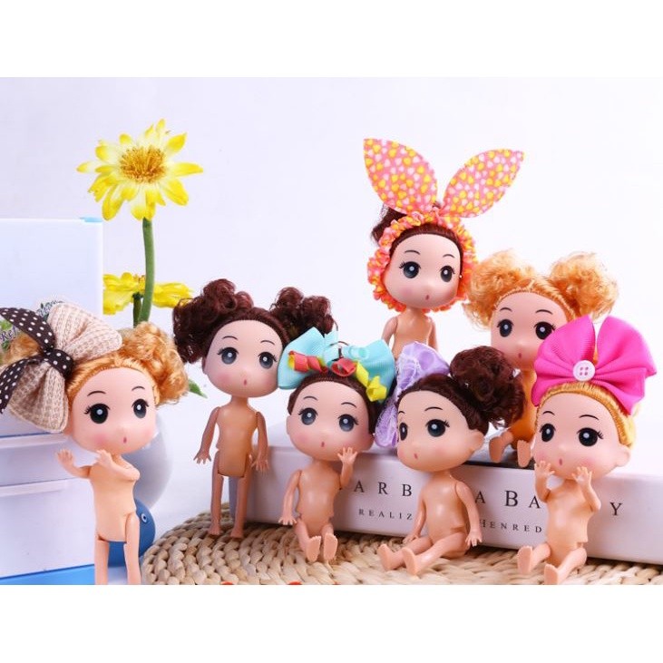 12cm Mini Barnie Doll Barbie Doll Princess Prosthesis Embryo Cake Germ Model(1448L)