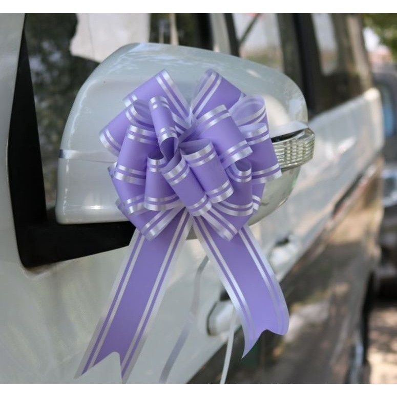 1pcs gift Bows packaging garland Pull flowers ribbon Wrap Festival Wedding Car Birthday Party Decor(710L) - Image 5