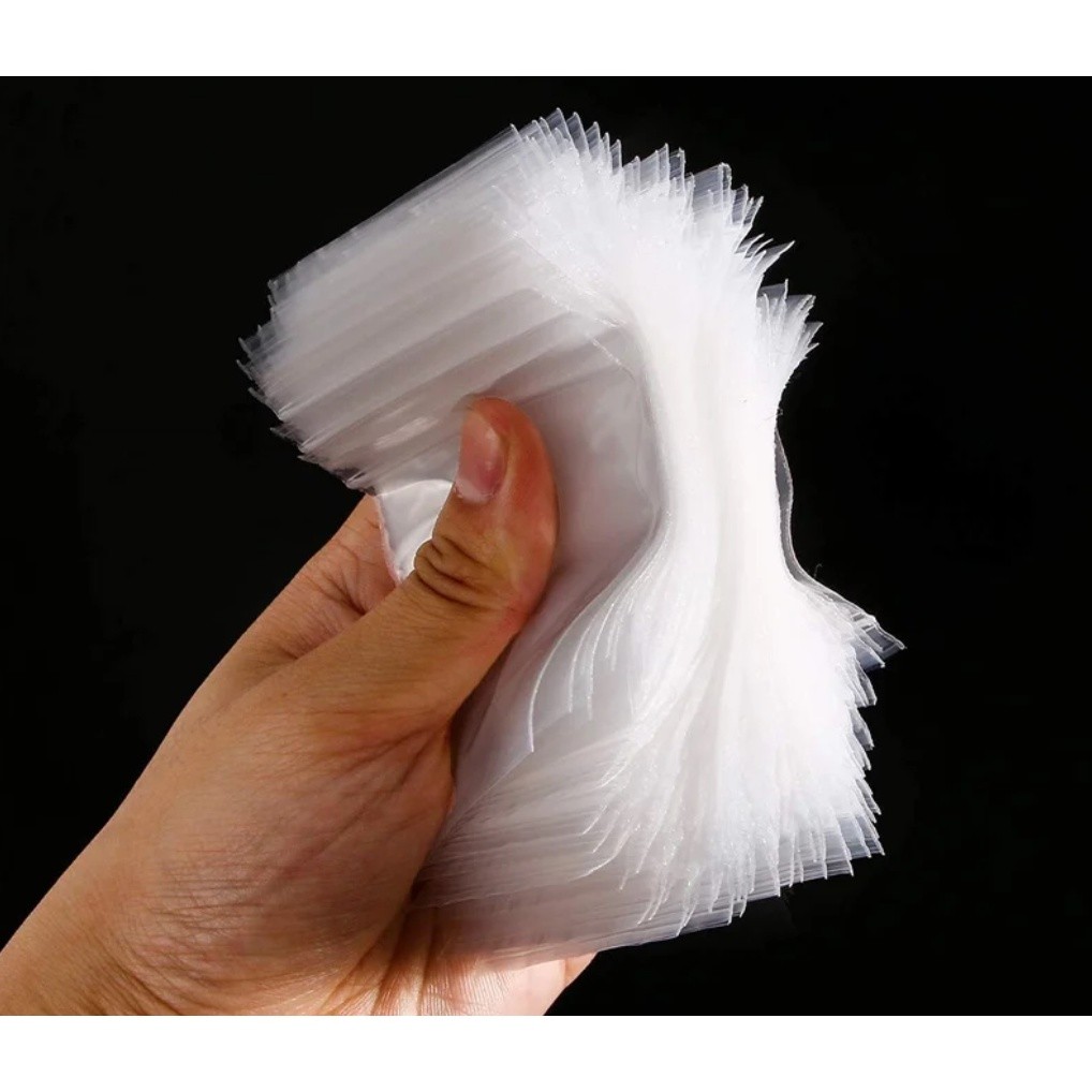 100/500pcs 7x10cm Transparent Small Ziplock Plastic Bags Jewelry Gift Food Reclosable Storage Bag 透明自封袋(2705L) - Image 5