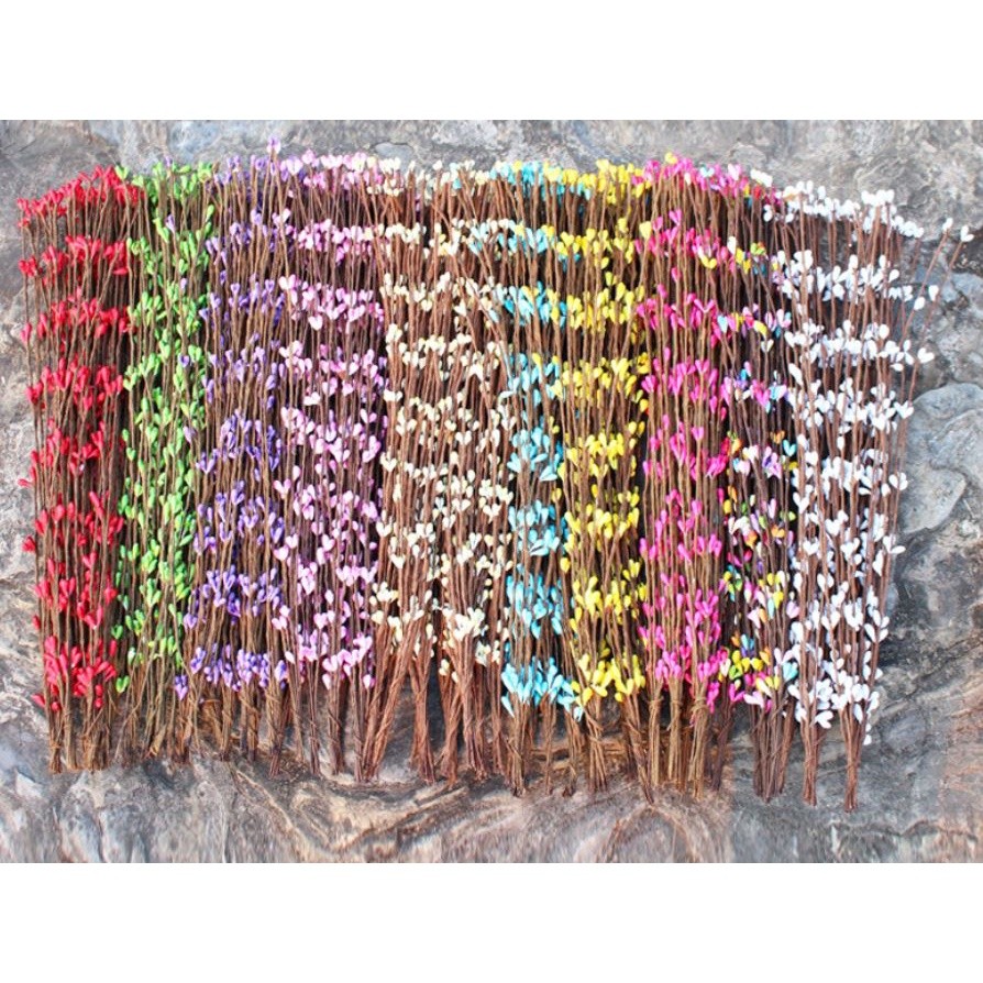 1pc 40cm Rattan Artificial Flower Wreath Small Berry Seed Berry Garland for DIY Banquet Wedding Party(857L) - Image 4