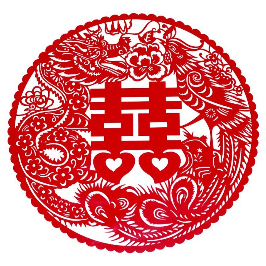 2pcs Chinese Wedding Decoration Thicken Non-woven Fabrics Hi Word Wall Stickers Double Happiness Newlywed Window(1834L) - Image 17