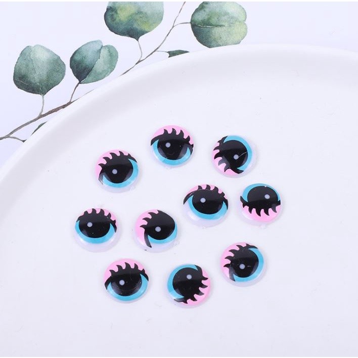 10Pcs 12mm Plastic Cartoon Eyes DIY Cute Safety Eyeball For Animal Bear Dolls Puppet Crafts Supplies(1506L) - Image 4