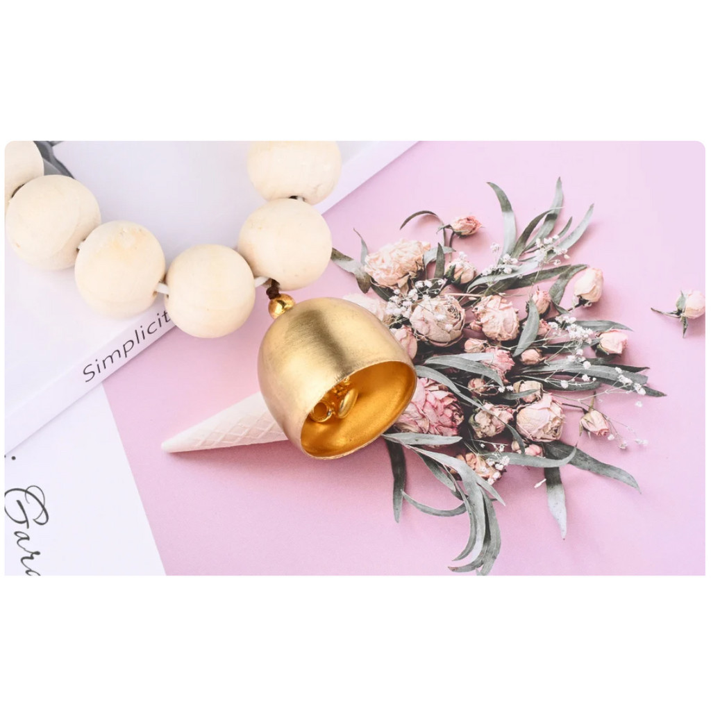 Mini Brass Bell Christmas Metal Pendant Door Bell Diy Craft Wind Chime Brass Bell Decorations Accessories黄铜迷你铃铛(2784L) - Image 8