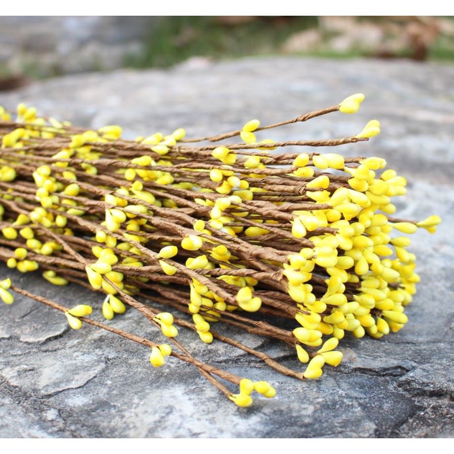 1pc 40cm Rattan Artificial Flower Wreath Small Berry Seed Berry Garland for DIY Banquet Wedding Party(857L) - Image 13