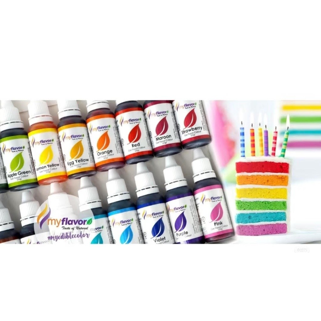 My Flavor Food Coloring Gel Based Edible Food Coloring HALAL 食用色素 (2636L)