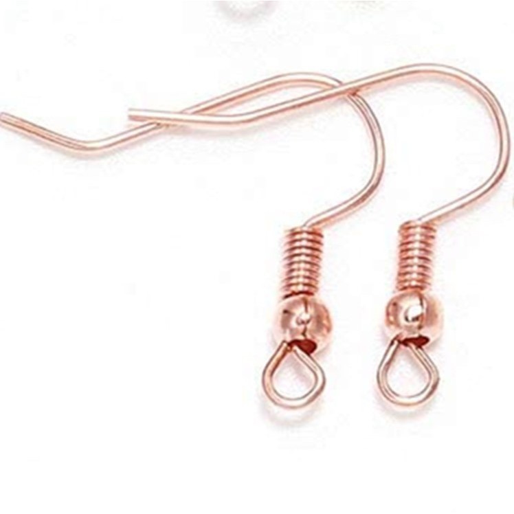 10pcs 925 Sterling Silver Gold KC Gold DIY Earring Hooks Ball Jewelry Accessory Ear Wire(1904L) - Image 13