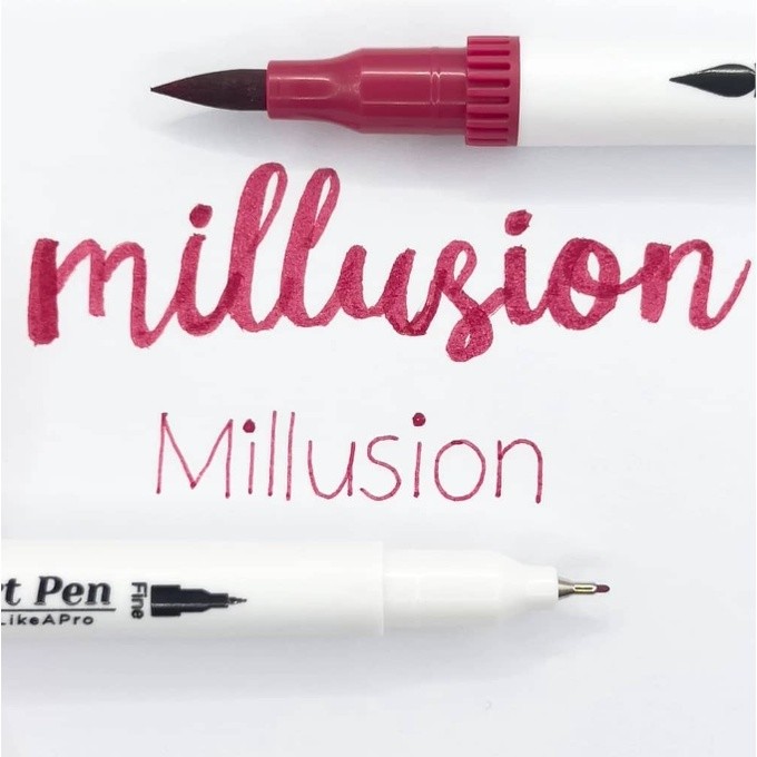 Millusion Edible Food Art Pen Cake Marker- Dual Nibs Edible Pen Cake Writing Halal Certified 烘焙食用色素笔(2614L) - Image 12